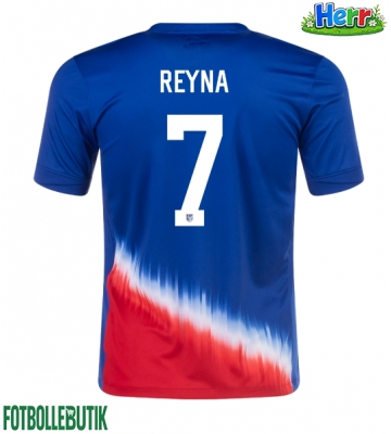 Förenta Staterna Giovanni Reyna #7 Bortatröja Copa America 2024 Kortärmad